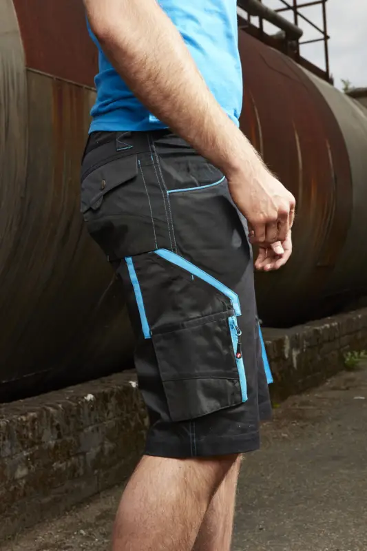 Wochenendangebot Fortis Herren Bermuda twenty-four, schwarz/türkis, Größe 60