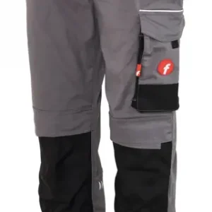 Abverkauf Fortis Herren-Bundhose Performance grau/schwarz Größe 56
