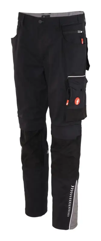 Fortis Herren-Bundhose Performance schwarz/grau Größe 98 Aktuell