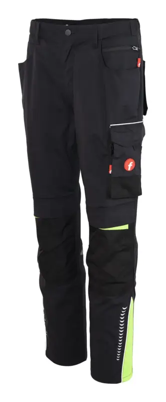 Fortis Herren-Bundhose Performance schwarz/lime Größe 50 Saisonangebot