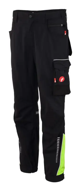 Fortis Herren-Cargohose Performance schwarz/lime Größe 25 Top-Seller