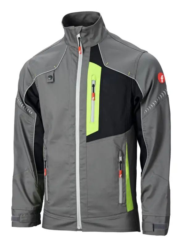 Fortis Jacke Flex grau/schwarz/lime Größe S Sale