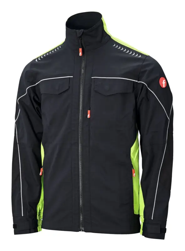 Fortis Jacke Performance schwarz/lime Größe 4XL Schneller Versand