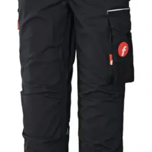 Abverkauf Fortis Kids-Cargohose Performance schwarz/lime Größe 146-152