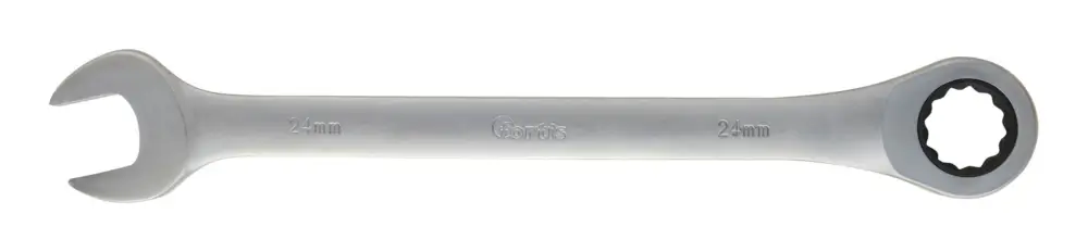 Fortis Maul-Ringratschenschlüssel gerade 24 mm Echt