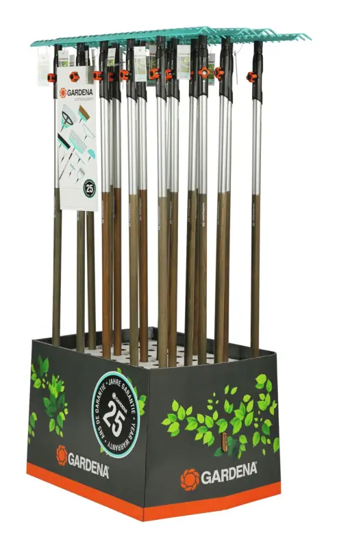 Gardena Rechen + Stiel Aktion-Displaycombisystem Billig