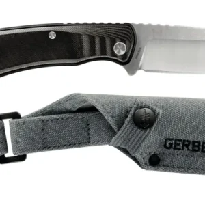 Neu Im Sortiment Gerber Einhandmesser Downwind Fixed DP Black (Verpackungseinheit 3 Stück)