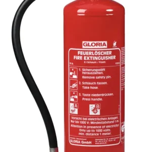 Knallerangebot Gloria Schaumfeuerlöscher 6 Liter SDE 6 flourfrei Brandklasse A & B