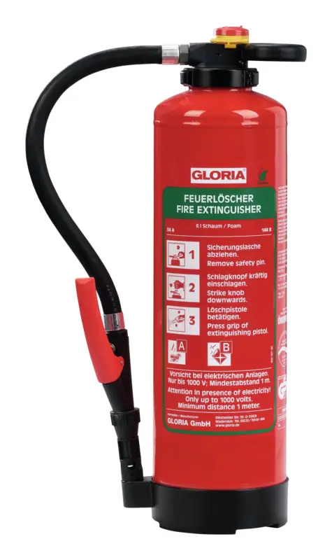 Nur Heute Gloria Schaum-Aufladelöscher SKA+6PRO fluorfrei Brandklasse A und B
