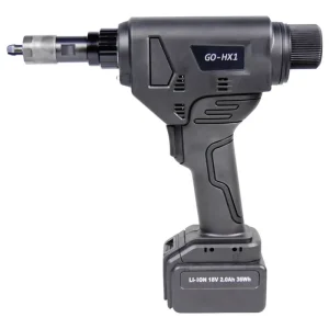 Heißes Angebot Goebel Akku-Sechskant-Stanzgerät GO-HX 1 i. Koffer 2 Ah 36W 2xAkku und Laderät M4-8