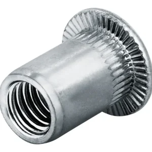 Preisreduziert Goebel Blindnietmutter Alu Flachrundkopf M4 Klemmbereich 3 - 4,5 mm (Verpackungseinheit 250 Stück)