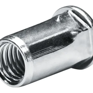 Günstig Goebel Sechskant-Blindnietmutter Stahl Flachrundkopf M4 TeilSK Klemmbereich 0,5 - 2,5 mm (Verpackungseinheit 250 Stück)
