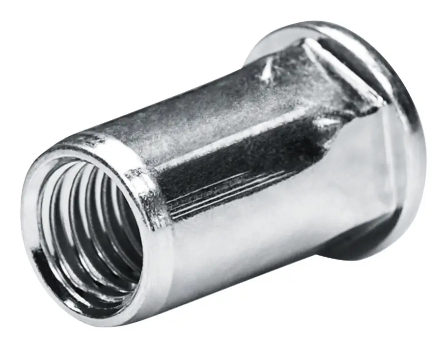 Günstig Goebel Sechskant-Blindnietmutter Stahl Flachrundkopf M4 TeilSK Klemmbereich 0,5 - 2,5 mm (Verpackungseinheit 250 Stück)