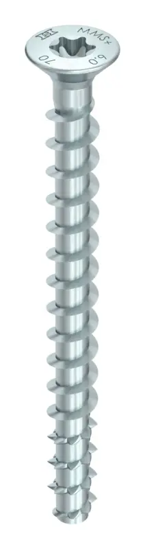 Online Kaufen Heco MULTI-MONTI-plus-F Senkkopf 6 x 40 / 5 T-30 blau verzinkt (Verpackungseinheit 100 Stück)