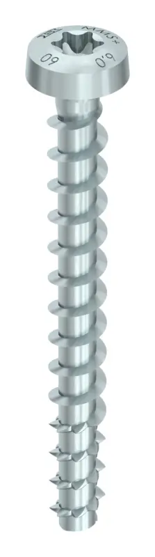 Heco MULTI-MONTI-plus-P Panhead, Rundkopf 6 x 30 / 1 T-30 blau verzinkt (Verpackungseinheit 200 Stück) Preis Gesenkt