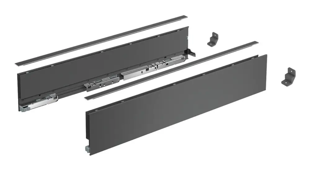 Meistverkauft Hettich AvanTech YOU Set Zarge, Höhe H101 NL600 Anthrazit