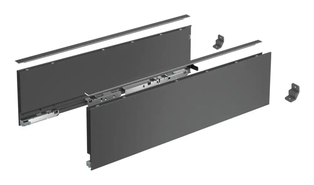 Online Kaufen Hettich AvanTech YOU Set Zarge, Höhe H139 NL450 Anthrazit