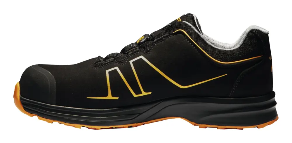 Hultafors Halbschuh Solid Gear Oasis, S3 Schwarz/ Orange, BOA Größe 47 (Verpackungseinheit 1 Paar) Neu