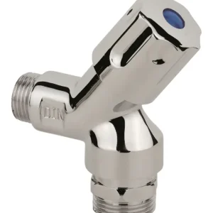 Kirchhoff Geräteanschlussventil-Wandventil kurz, 1/2" AG x 3/4" AG, mit Rückflussverhinderer/ Rohrbelüfter Markenprodukt