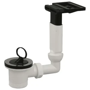 Finale Aktion Kirchhoff Kunststoff-Spülen Ab- & Überlaufventil, 1 1/2" AG x 70 mm, für Tropfflächen