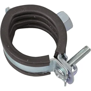 Kirchhoff Rohrschelle, 26 - 28 mm, schallgedämmt, für 3/4", mit M8 Gewindemuffe Echt