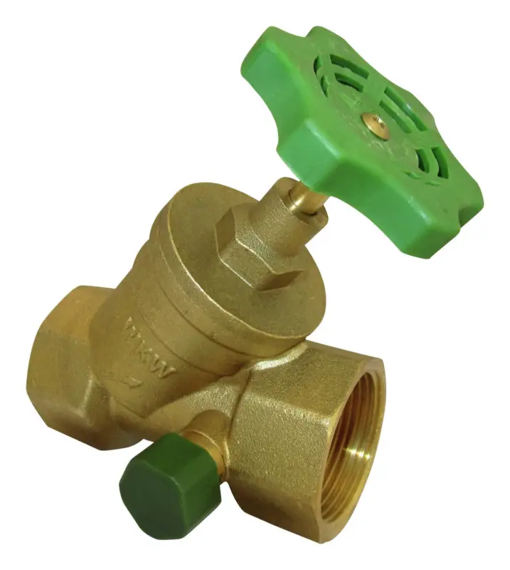 Saisonangebot Kirchhoff Schrägsitzventil, 3/4" IG, mit Entleerung