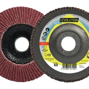 Klingspor Fächerschleifscheibe SMT 974 125 x 22,23 mm gewölbt K80 Keramikkorund K80 Online Kaufen