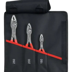 Direktkauf Knipex Frontgreifzangen-Satz 3-teilig 150/200/250 mm in Rolltasche Kunststoff Griffe