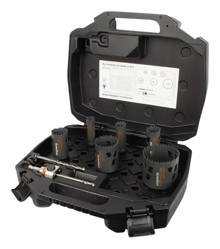 Mandrex Lochsägen Set MXqs All Purpose Ultra Xcut Elektriker D57,64,68, 79,83 mm Geprüft
