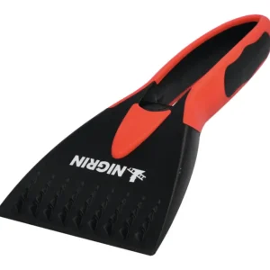 Nigrin Eisschaber 2-Komponenten mit ergonischem Softgriff, schwarz/rot (Verpackungseinheit 21 Stück) Letzte Chance