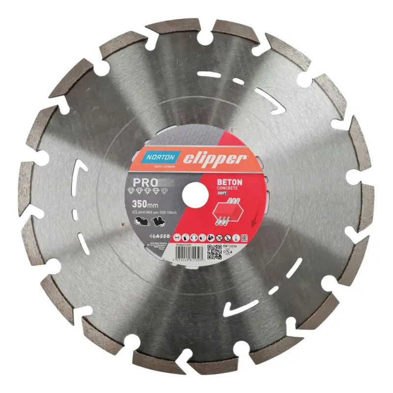 Neuheit Norton Diamantscheibe Pro Beton Soft II Ø350 x 25,4 mm