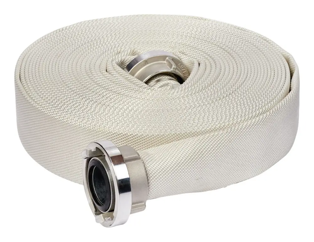 Parsch Feuerwehrschlauch Synthetic SL, DIN 14811, weiß, Klasse 1, C/52 Storz LM-Kuppl 20m Preiswert