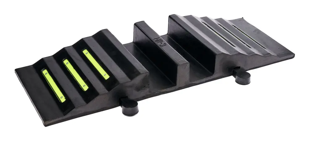 Parsch Gummi-Schlauchbrücke für 2 Schläuche bis 90 mm für LKW bis max. 12t pro Achse, steckbar Sonderaktion