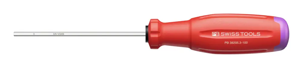 PB Swiss Tools Schraubendreher Innensechskant 3 x 100 mm SwissGrip EVO Top-Preis