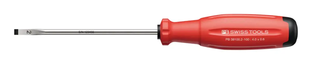 PB Swiss Tools Schraubendreher Schlitz 4 x 0,6 x 100 mm SwissGrip EVO Schnäppchen