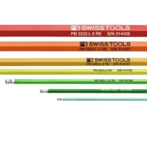 PB Swiss Tools Winkelschraubendreher-Satz im Kunststoffhalter 7-teilig 1,5-6 90-100 Grad Rainbow Nur Für Kurze Zeit