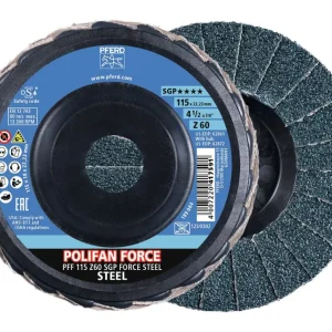 Pferd Fächerschleifscheibe FORCE SGP STEEL 115 mm Z 60 Meistverkauft