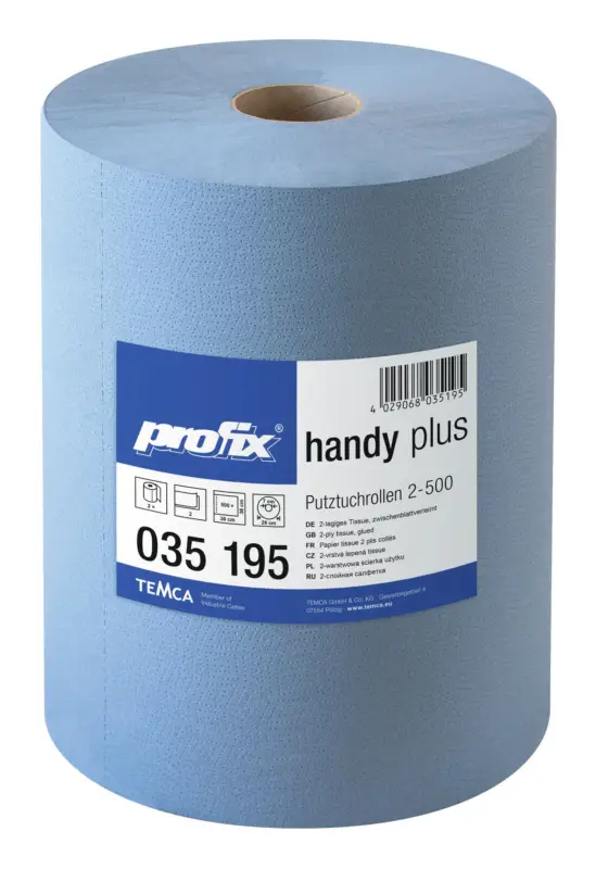 Profix Handy plus 38 x 36 cm, 500 Blatt, 2-lagig (Verpackungseinheit 2 Rollen) Nur Heute
