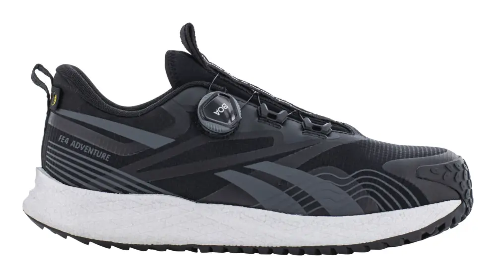 Top-Angebot Reebok Sicherheitshalbschuh IB3613, schwarz, BOA S1PS, Größe 45 (Verpackungseinheit 1 Paar)