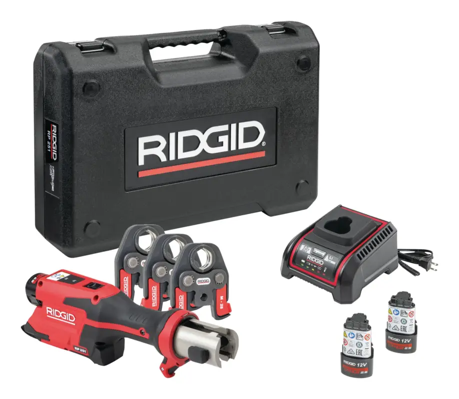 Ridgid Akku-Radialpresse R251 24 kN inkl. M 15-22-28 mm Kracherpreis