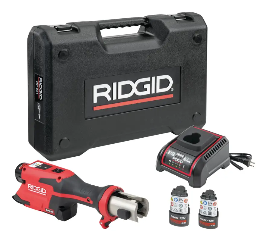 Ridgid Akku-Radialpresse R251 24 kN ohne Pressbacken Geprüft
