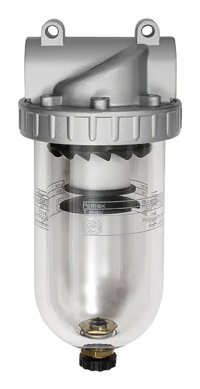 Riegler Druckluftfilter BR Standard, G1/2" DN15, BG 3, PC-Behälter, 5µm Direkt Vom Hersteller