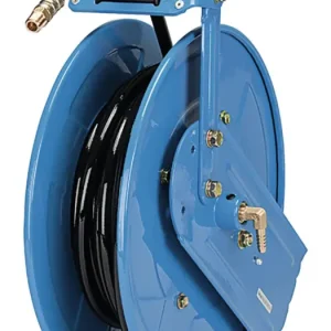 Riegler Schlauchaufroller Stahl, Druckluft/Wasser, inkl 20m PU-Schl. Ø6,5 mm, Tülle 8 mm Neu