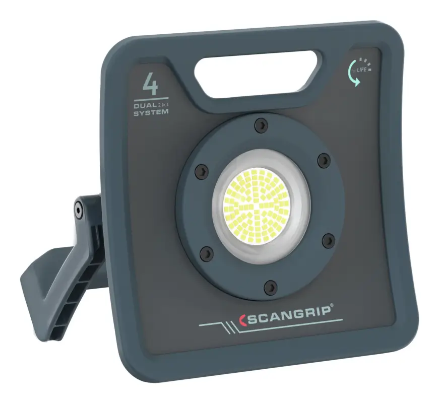 Scangrip Arbeitsleuchte Dualsystem Nova 4K C+R Fore Life 400-4000 Lumen Schneller Versand