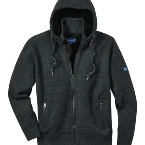 Neu Scheibler Strickjacke Schärding anthrazit/schwarz-meliert Größe L