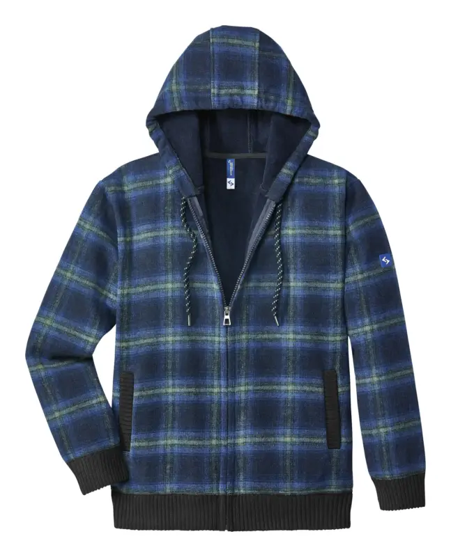 Scheibler Thermojacke Curris blau/grau-kariert Größe L Preiswert