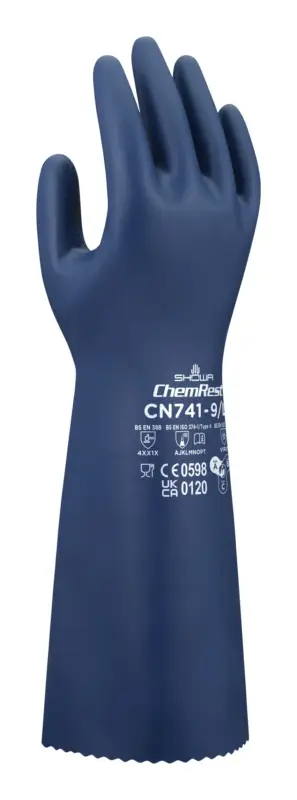 Sale Showa Chemikalienschutzhandschuh CN741 Größe S (Verpackungseinheit 12 Paar)