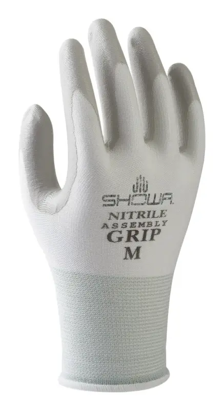 Echt Showa Montagehandschuh 370, weiß Größe S (Verpackungseinheit 10 Paar)