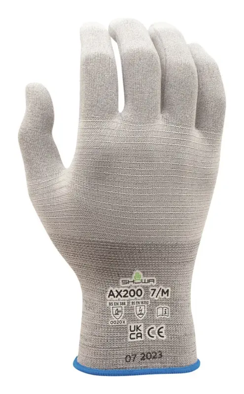Showa Schnittschutzhandschuh AX200 Größe M (Verpackungseinheit 12 Paar) Expressversand