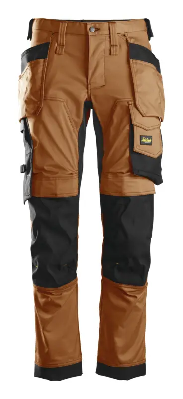 Snickers Workwear Stretch-Arbeitshose 6241, 058, braun-schwarz Günstig